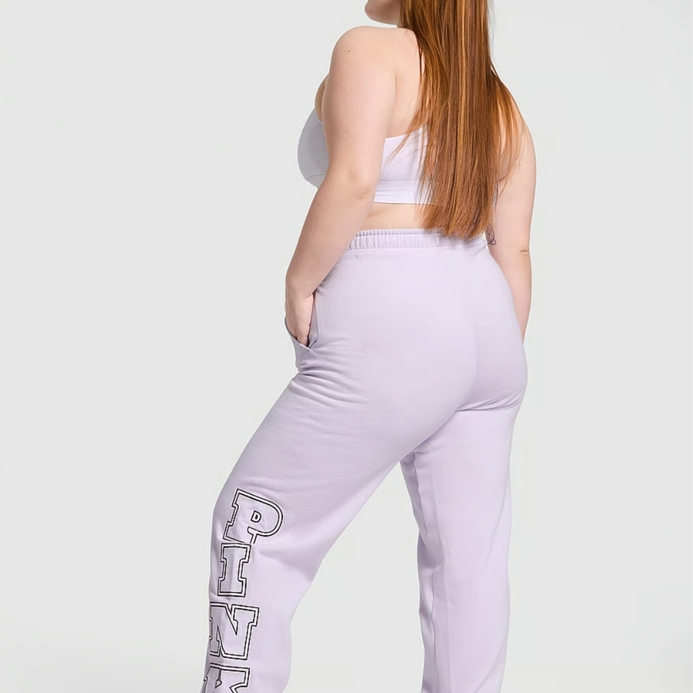 Pink Logo Sweatpants - Picture 2 of 2
